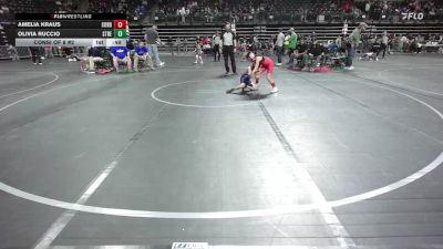 65 lbs Consi Of 8 #2 - Amelia Kraus, Cordoba Trained vs Olivia Ruccio, Streaks Wrestling Club