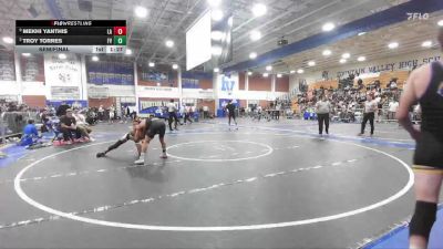 126 lbs Semifinal - Mekhi Yanthis, Los Alamitos vs Troy Torres, Fountain Valley