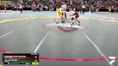 144-2A/1A Quarterfinal - Dylan Ohler, Liberty vs Stephen Stottlemyer, Middletown