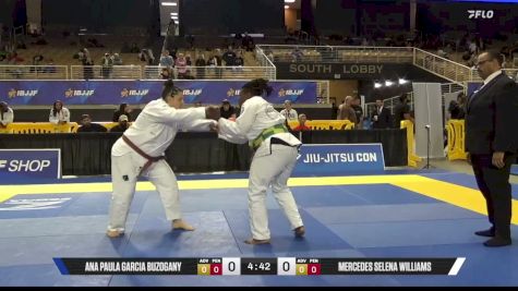 Ana Paula Garcia Buzogany vs Mercedes Selena Williams 2026 Pan Jiu Jitsu IBJJF Championship