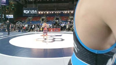 100 lbs Champ. Rd Of 16 - Miles Davis, Illinois vs Maverick Sanchez, California
