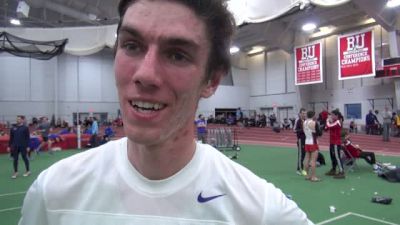Isaac Presson after his convincing 3k win