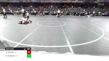 122 lbs Semifinal - Bryce Combes, Trailhands vs Bradley Hiteshew, Terminator Wrestling Academy