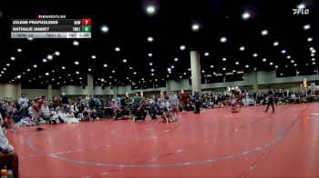 62 lbs Quarters & 1st Wb (16 Team) - Jolene Prapuolenis, NC National Team vs Nathalie Janney, TWA #1