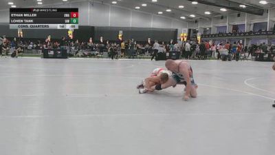 215 lbs Cons. Quarters - Ethan Miller, Ubasa Wrestling Academy vs Lohen Tank, Immortal Athletics WC