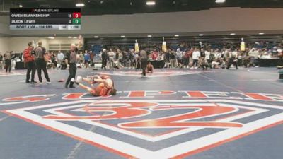 106 lbs Consi Of 64 #2 - Owen Blankenship, VA vs Jaxon Lewis, AL