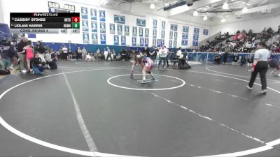 110 lbs Cons. Round 4 - Cassidy Stokes, Heritage vs Leilani Harris, Beckman