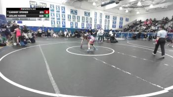 110 lbs Cons. Round 4 - Cassidy Stokes, Heritage vs Leilani Harris, Beckman