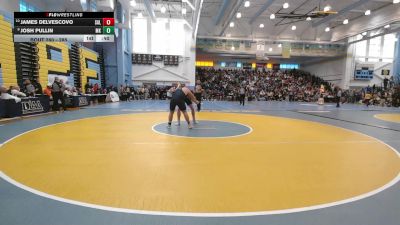 285 lbs Cons. Round 2 - James Delvescovo, Salesianum vs Josh Pullin, McKean H S