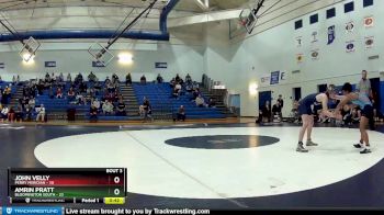 132 lbs Placement (4 Team) - Amrin Pratt, Bloomington South vs John Velly, Perry Meridian