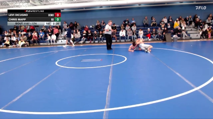 174 lbs Cons. Round 2 - Chris Mapp, Newman vs Levi DiCugno, Colorado ...
