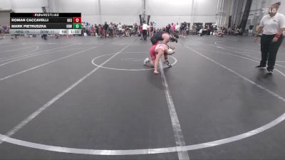132 lbs Round 1 (6 Team) - Mark Pietruszka, Dirty Den Wrestling vs Roman Caccavelli, New England Gold