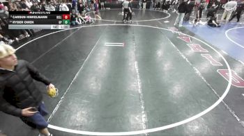 126 lbs Champ. Round 3 - Carsun Hinkelmann, Kellogg vs Ryder Owen, Gonzaga Prep