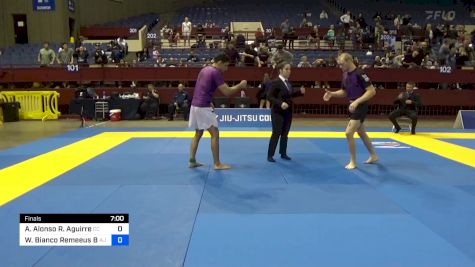 Agustin Alonso R. Aguirre vs Winter Bianco Remeeus Breget 2024 Pan IBJJF Jiu-Jitsu No-Gi Championship