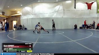 85 lbs Round 1 - Letty Watt, Wes-del Wrestling Club vs Ella Neibert, Indian Creek Wrestling Club
