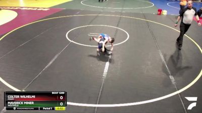 57 lbs Quarterfinal - Colter Wilhelmi, Foley vs Maverick Miner, Westfield