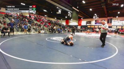 175 lbs Quarterfinal - John Xia, Rowland vs Mason Sauls, Chaparral