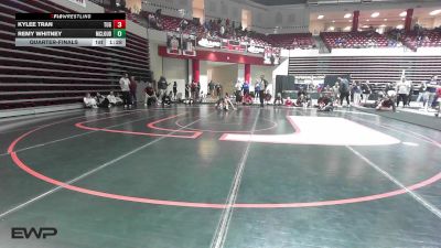 100 lbs Quarterfinal - Kylee Tran, Tulsa Union Girls vs Remy Whitney, Mcloud HS Girls