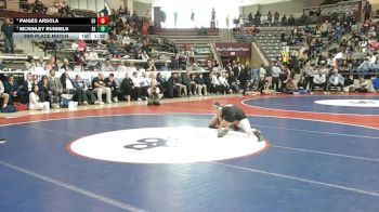 6A 120 lbs 3rd Place Match - Paiges Arsola, Southside vs McKinley Runnels, Bentonville