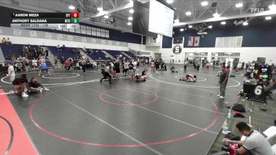 138 lbs Cons. Semi - Aaron Meza, Rough House Wrestling Club vs Anthony Saldana, Mantanona Training Center