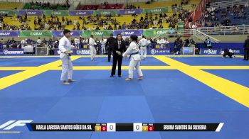 Bruna Santos Da Silveira vs Karla Larissa Santos Góes Da Sil 2025 Brasileiro Jiu-Jitsu IBJJF