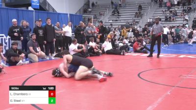 160 lbs Semifinal - Logan Chambers, VA vs Dane Steel, WY