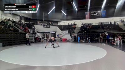 165 lbs Cons. Round 5 - Wes Madden, Oklahoma City vs Hayden Brown, Oklahoma City