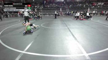 50 lbs Consi Of 16 #2 - Kade Kadel, Iron Horse vs Lucas Parraga, Morris Knolls