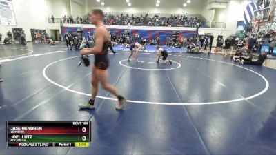 132 lbs Champ. Round 2 - Joel Lutz, Pocatello vs Jase Hendren, Lewiston