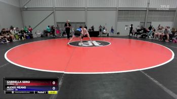 135 lbs Round 2 (8 Team) - Gabriella Sergi, Florida vs Alexis Means, Kansas