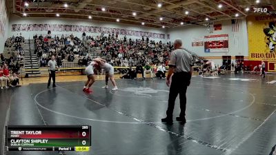 285 lbs 5th Place Match - Clayton Shipley, Dublin Coffman vs Trent Taylor, Perry