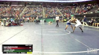 3A 144 lbs Cons. Round 1 - Kaz Prapuolenis, West Carteret vs Xavier Myles, Eastern Guilford