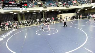 115 lbs Cons. Round 4 - Lydia Cartwright, Sandwich vs Osmairi Medina Alvarado, Unattached