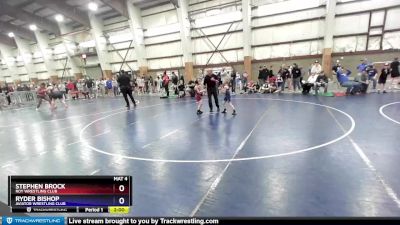 56 lbs 5th Place Match - Stephen Brock, Roy Wrestling Club vs Ryder Bishop, Aviator Wrestling Club