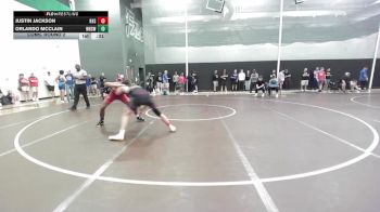 144 lbs Cons. Round 2 - Justin Jackson, Kearney High School vs Orlando McClain, Westmoore High School Wrestlin