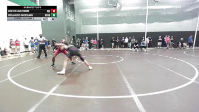 144 lbs Cons. Round 2 - Justin Jackson, Kearney High School vs Orlando McClain, Westmoore High School Wrestlin