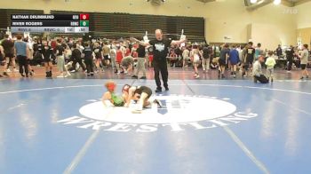 47 lbs Rr Rnd 3 - Nathan Drummund, Revival Blue vs River Rogers, Rabbit Wrestling Club - K3