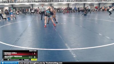 Elite 197 lbs Quarterfinal - Geoffrey Freeman, Upper Iowa vs Rowan Udell, Iowa State