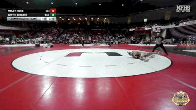126 lbs Semifinals (8 Team) - Mikey Hess, SALINA vs Justin Choate, MARLOW