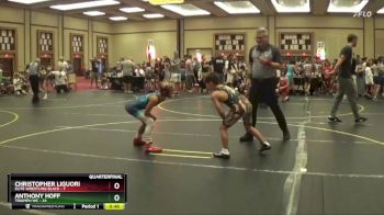 75 lbs Quarterfinals (8 Team) - Anthony Hoff, Triumph WC vs Christopher Liguori, Elite Wrestling Black