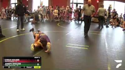 90 lbs Round 1 (4 Team) - Cyrus Houser, Untouchables vs Joseph Englese, Tribe Wrestling