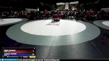 195 lbs Round 3 (16 Team) - Zeke Ormsby, LAWA vs Darius Deasis, BAWA