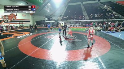 106 lbs 2nd Place Match - Landon Gustafson, Alaska vs Noah Ahn, Utah