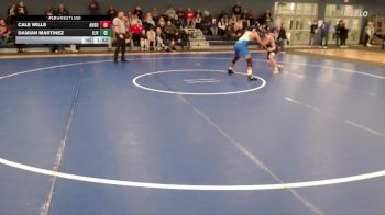 132 lbs Round 2 (16 Team) - Cale Wills, Augusta vs Damian Martinez, Kearney JV