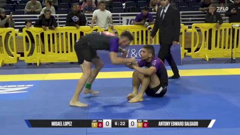 Antony Edward Salgado vs Misael Lopez 2025 Pan IBJJF Jiu-Jitsu No-Gi Championship