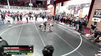 120 lbs Quarterfinal - Dennis Hernandez, Royal vs Trevor Anderson, Orting