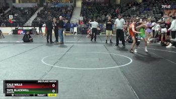 113 lbs 3rd Place Match - Cale Wills, Augusta vs Tate Blackwill, Quinter