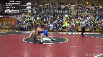 184lbs Match HOLDEN PACARD (Boise St) vs. BEN STROH (Wyoming)