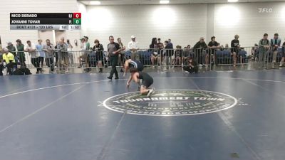 120 lbs Round Of 64 - Nico DeRado, NJ vs Jovanni Tovar, FL