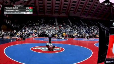 4A-113 lbs Cons. Round 2 - Richard Burke, St Pius X School vs Jordan Maxwell, Ware County